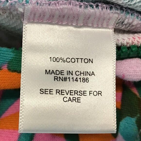 Juicy Couture Tropical Palm Print Sleeveless Zip Front Tank Jumpsuit Size M - Picture 11 of 13